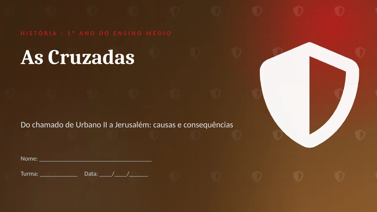 Capa da apresentação As Cruzadas