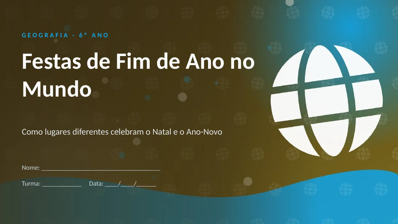 Capa da apresentação Festas de Fim de Ano no Mundo